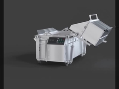 स्वचालित निर्वहन और स्वचालित लोडिंग फ्राइंग मशीन